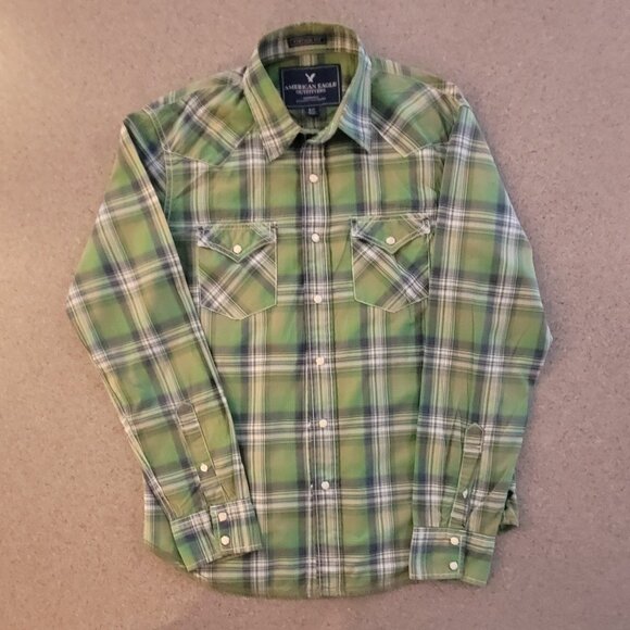 Mens American Eagle Small Button Down - Picture 1 of 11